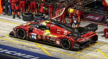 24h Le Mans, a cinque ore dal termine sempre tre Ferrari al comando. Poi Porsche e Toyota