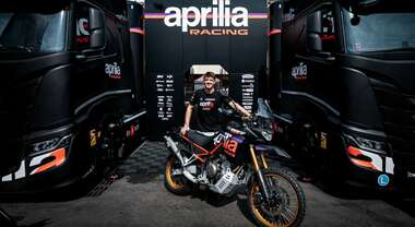 Aprilia Racing e Jacopo Cerutti insieme fino al 2027. La squadra vincente nei rally raid insieme alla Tuareg resta invariata