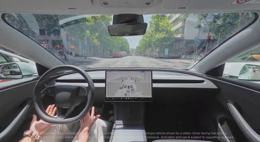 Tesla Model 3, nuova prova di guida autonoma a Madrid