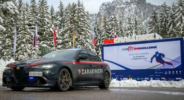 Alfa Romeo, un sodalizio con i Carabinieri lungo 75 anni. Il Biscione protagonista all'evento sportivo &ldquo;Arma 1814 Ski Challenge&rdquo;