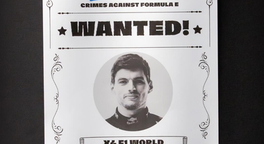 La scuderia Cupra Kiro pubblica un &ldquo;avviso di taglia&rdquo; per Verstappen, ricercato per &ldquo;crimini contro la FE&rdquo;