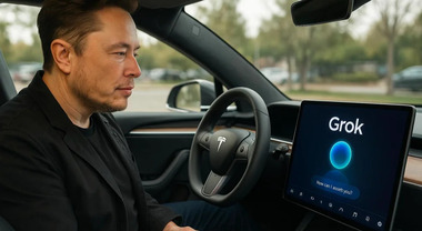 Tesla: arriva l&rsquo;assistente IA Grock anche sulle vetture europee