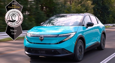 Nissan Leaf eletta &ldquo;migliore auto compatta al mondo&rdquo; dal WWCOTY. Compatta conquista 86 giornaliste di 55 Paesi