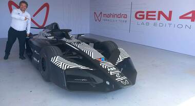 FE, la Mahindra in nero, livrea provvisoria anche per la monoposto Gen4 del costruttore indiano