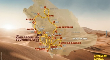 Dakar 2027, percorso aggiornato con oltre 5.300 km. La massacrante gara prender&agrave; il via il primo gennaio 2027