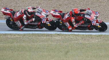 Ducati, Marquez: &laquo;Fino ad ora &eacute; mancata continuit&agrave;&raquo;. Bagnaia: &laquo;Momento difficile, ma io ci credo sempre&raquo;