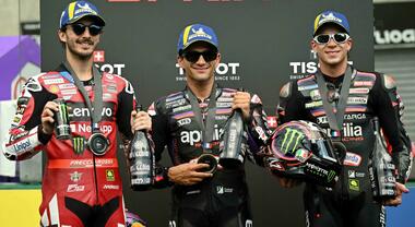 Le Mans, 3 moto italiane e 2 piloti di casa nostra sul podio della Sprint. Marquez cade e si frattura il piede destro