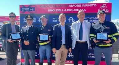 Polizia di Stato e Autostrade per l&rsquo;Italia ancora al fianco della 109^ edizione del Giro d'Italia