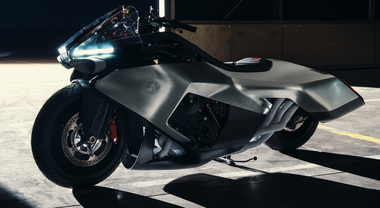 Vision K18, la nuova visione di performance secondo Bmw Motorrad sfila a Villa d'Este