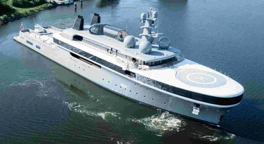 L&uuml;rssen Nausica&auml;, consegnato il megayacht: rarit&agrave; di 114 metri che si distingue per lo stile, lo spazio e l&rsquo;hi-tech ibrido
