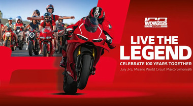World Ducati Week, a Misano la festa del centenario sar&agrave; un appuntamento unico nella storia della Casa di Borgo Panigale