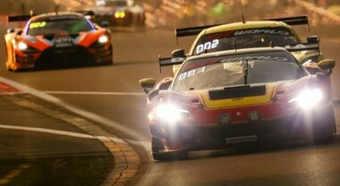 24 Ore di Spa: Ferrari torna in testa dopo la notte e un nubifragio