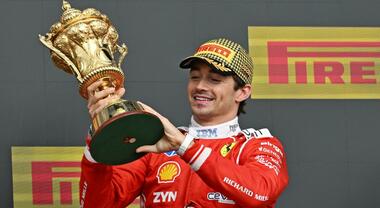 Ferrari, 250&deg; trionfo in F1: nel tempio di Silverstone Leclerc torna alla vittoria dopo 2 anni, Hamilton sul podio