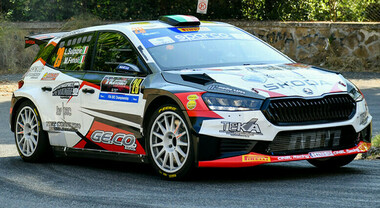 Rally di Roma in crescendo per Sulpizio al volante della Skoda Fabia RS Rally2 di MM Motorsport