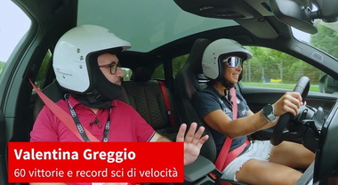Valentina Greggio: &laquo;La velocit&agrave; &egrave; qualcosa che mi diverte, sia con gli sci che sulle quattro ruote&raquo;