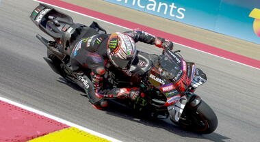 Gp Aragon, l'Aprilia di Bezzecchi davanti nelle prequalifiche, poi le Ducati dei fratelli Marquez