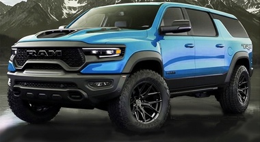 Ramcharger, arriva il primo Suv di Ram. Derivato dal pick-up 1500: propulsione V8 ed elettrica con range extender