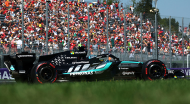 GP d'Italia, libere 2: Russell si prende la prima posizione davanti a Leclerc, quinto Hamilton