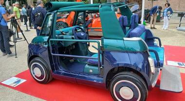 Salone di Torino, la creativit&agrave; di Lapo Elkann e Fabrizio Giugiaro ​reinterpreta due Fiat Topolino