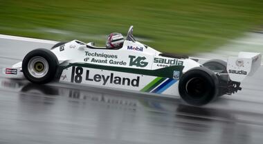 Williams FW07C iridata nel 1980 e 1982 con Alan Jones e Keke Rosberg vince il Gp Storico d'Italia al Mugello