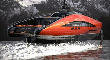 Plectrum, lo Yacht da sogno lungo 74 metri: vola sull'acqua e può raggiungere una velocità di 140 km/h