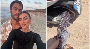 Giulia Salemi e Pierpaolo Pretelli, incidente in scooter a ...