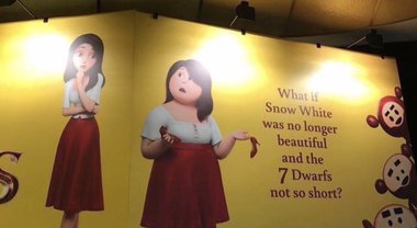 manifesto BIANCANEVE e i sette nani Snow White Seven Dwarfs walt disney A61