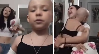 Anna, la toccante sorpresa della rapper alla piccola Cecilia ...
