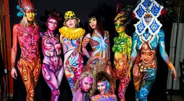Body painting, l'arte di dipingere i corpi con colori specifici anallergici  che apre la strada al mondo dello spettacolo