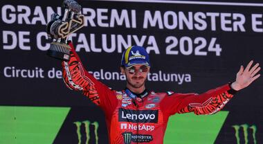 Il Montmelò saluta una tripletta Ducati. In Catalogna trionfa Bagnaia e sfata il tabù podio, poi Martin e Marc Marquez