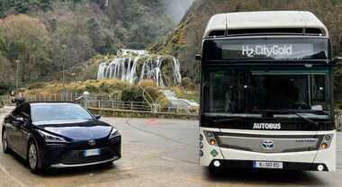 Idrogeno anche per il trasporto pubblico con CaetanoBus a Terni. l’H2.City Gold a fuel cell sfrutta la stessa tecnologia della Mirai