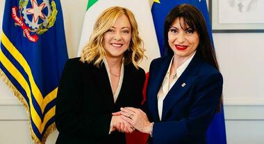 La giornata romana di Stefania Proietti: al mattino vede Meloni e ...