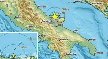 Terremoto a Foggia, scossa di magnitudo tra 4.4 e 4.9. Paura in ...
