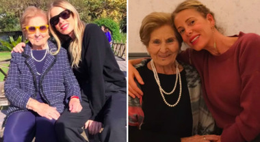 Alessia Marcuzzi a Roseto Valfortore, nonna Mela compie 101 anni: «Ti voglio tanto tanto bene»