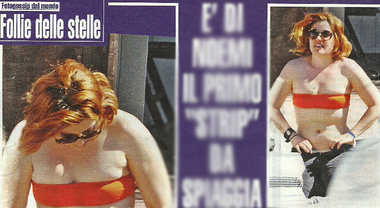 Noemi hot, mini strip estivo in spiaggia a Fregene
