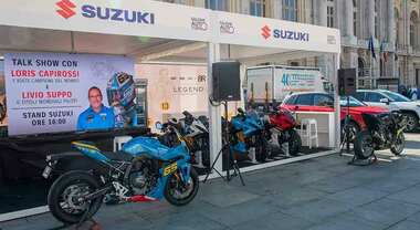 Suzuki dedica versioni speciali di GSX-8R ai suoi campioni. Omaggio a ​Uncini, Lucchinelli, Capirossi e Schwantz