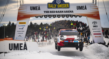 Il Rally di Svezia comincia nel segno di Toyota: la Gr Yaris di Rovanperä, Katsuta e Evans davanti ai rivali