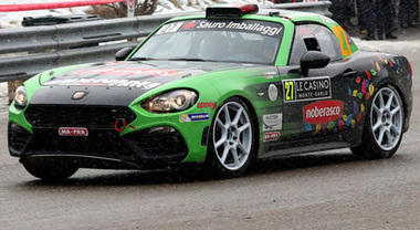 Esordio competitivo per le Abarth 124 rally a Montecarlo: 2° in classifica tra le R-GT