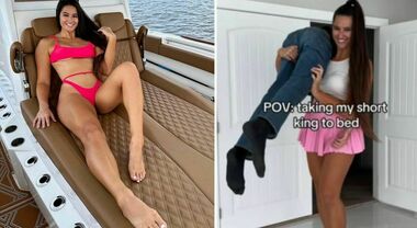 Modella alta due metri preferisce gli uomini bassi: «Mi pregano di ...