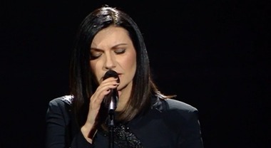 Laura Pausini, la star nella Scatola del Festival di Sanremo 2022