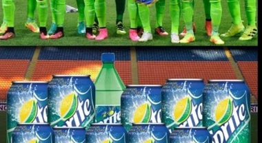 È questa la terza maglia dell'Inter? Blu e verde come la Sprite