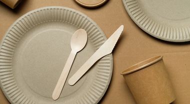 Addio plastica monouso, piatti e forchette usa e getta saranno di bambù