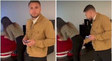 Ciro Immobile la sculacciata alla moglie Jessica Melena fa