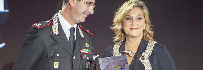 Valeria Grasso premiata a Roma dal generale Minicucci