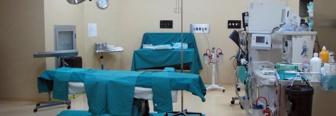 La sala parto di ostetricia e ginecologia dell'ospedale Pertini