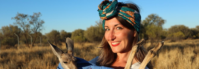 Francesca Barbieri in Australia ad Outback