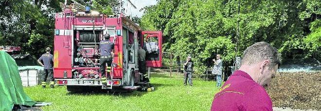 Fuoco e fumo nel canile privato: salvati 10 segugi Fuoco e fumo nel canile privato: salvati 10 segugi