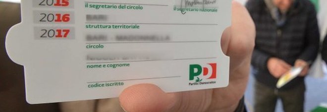 Caos tessere Pd, accuse su dalemiani a Lecce Caos tessere Pd, accuse su dalemiani a Lecce