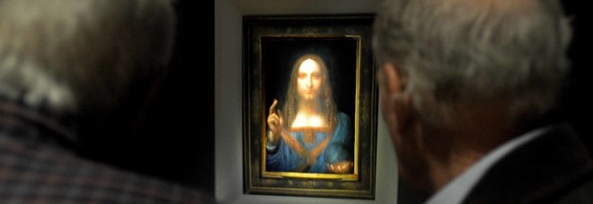 Leonardo super,
il Salvator Mundi venduto
all'asta per 450 milioni