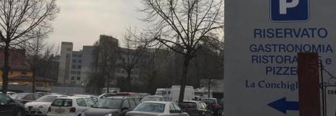 Il parcheggio dove è avvenuta l'aggressione Il parcheggio dove è avvenuta l'aggressione